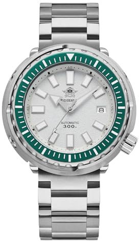 ADDIESDIVE taucheruhr Herren automatik 300m NH35A mechanische Uhr Saphirglas BGW9 Leuchtende analoge Uhr Herren Mit Edelstahlarmband AD2090