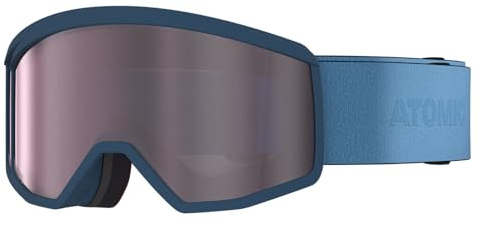 ATOMIC FOUR JR Kinder-Skibrille I Ski- & Snowboardbrille mit Anti-Beschlag-Scheibe für klare Sicht I Unisex-Ski-Brille mit Live Fit Rahmen für individuelle Passform