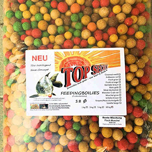 TOP SECRET Futterboilie 10Kg 16-20mm Fisch-Mix