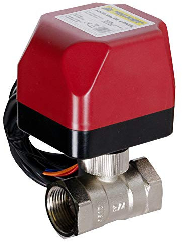 Zonenventiel Solar Umschalt 230V elektrisches 2 / 3 - Wege-Ventil Mischventiel motorangetrieben Aqua-Valve Umschaltventil Kugelventil Solar-Ventil Heizung Absperrventil Thermomischer Fussbodenheizung