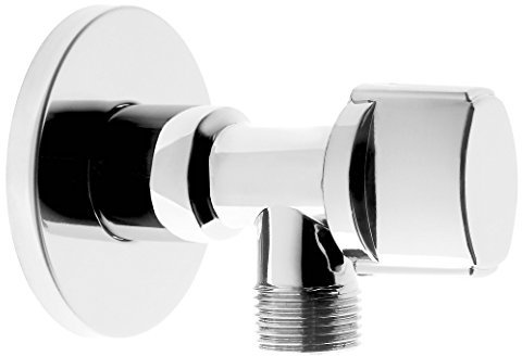 Eckventil Kugelhahn komplett aus Metall auch der Griff Metallgriff Chrom 2 Stück im Set