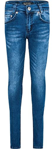 Blue Effect Jungen Slim Jeans - Skinny, Ultrastretch , Blau (Medium blue) , 146