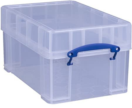 Really Useful! Plastic Storage Box 100 x 7 Vinyl Singles Records 9XL 9 Litre XL (2)