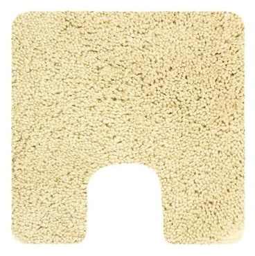 Spirella Highland Mikrofaser-Badematte – rutschfest, schnelltrocknend und waschbar – 100% weiches und strapazierfähiges Polyester – Hellgelb – 55 x 55 cm
