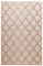 Homie Living I Moderner Flachgewebe Kurzflor Teppich - Läufer für Küche, Esszimmer, Flur I Bergamo I (200 x 290 cm, Beige Rot)