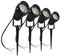 aulyun 4 PCS 5W COB LED Gartenstrahler für Außen IP65 Wasserdicht Outdoor Garten Teich Park Landschaft Warmweiß/Kaltweiß 85-265V (Warmweiß)
