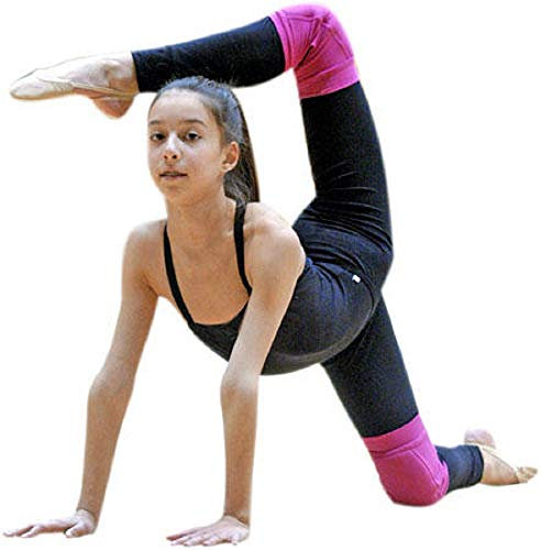 Coppia Ginocchiere Pastorelli per Ginnastica Ritmica (Fucsia, M (per 12-15 anni)