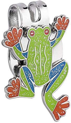 VGEBY Ballmarker, Magnetisch Hat Clip Metall Mini Golfballmarker für Golfspieler mit Hut Visierclip auf dem Platz