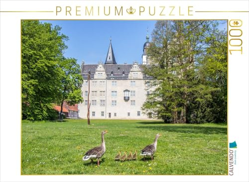 CALVENDO Puzzle Schloss Wolfsburg - endlich als Puzzle. 1000 Teile Puzzle quer | Lege-Größe cm Foto-Puzzle für glückliche Stunden