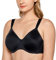 DELIMIRA Women's Non-Padded Minimiser Bras Full Coverage Seamless Underwire Plus Size Smooth T Shirt Bra Black 44C
