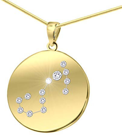 LILLY MARIE Halskette Mit Sternzeichen Skorpion Anhänger Aus 925 Sterlingsilber In Gold