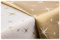 GOLDMAR Weihnachtstischdecke Fleckenresistente Schmutzabweisend Zweiseitig Tischdecke Weihnachten Advent - Polyester Lamatex Silber Gold Elegante Weihnachtstisch Deko (150x300 cm, Gold-Muster-13s)