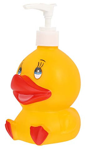 Cabilock Cartoon Seifenspender Tier Ente Pumpspender Flaschen Nachfüllbare Leere Lotion Shampoo Pumpflaschen für Küche Bad