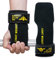 Kilitn Guanti per sollevamento pesi, impugnature PRO Heavy Duty bilanciere alternativa ai ganci di alimentazione Stacchi regolabili imbottito supporto per il polso Bodybuilding Powerlifting (nero)