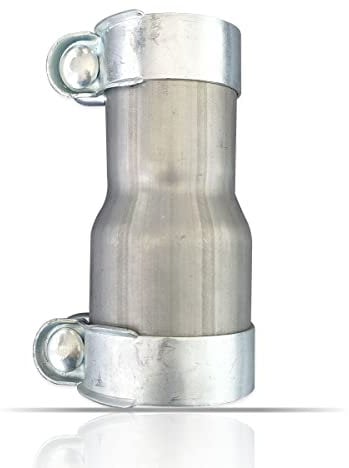 Peastorm 2 Inch to 2.5 Inch Exhaust Adapter, ID 2.5 to 2 Exhaust Reducer Connector Pipe with Clamp