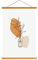 Lanpn B2 Cadre Poster Magnétique 50 CM, 50x70 50x100 Cadre Photo Aimanté en Bois Naturel pour Affiche Cadre Magnétique Cadre d'affiche Cadre Suspendu Porte-affiches (50cm, Teck)