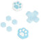 GeekShare Cat Paw Thumb Grip Set Compatible con Switch/OLED - Azul