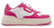 D.Franklin Scarpe sportive casual da donna. Modello Court Basic in Fuscia e Bianco, fucsia, 39 EU