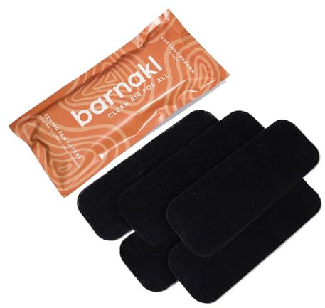 barnakl Deckenventilatorfilter, geruchloser Aktivkohlefilter aus Kokosnussschale, leicht zu haftender Deckenventilator-Luftfilter, Universal-Deckenventilator-Flügelfilter für gängige