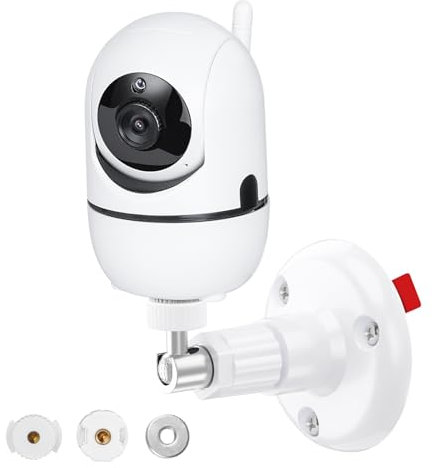 Babyphone Halterung für HelloBaby HB65/HB40/HB6550/HB66/HB6339/HB6081/HB6550 Pro, ANMEATE SM935E, Verstellbare Babyphone Wandhalterung mit perfektem Blickwinkel und einfacher Installation