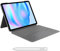 Logitech Combo Touch iPad Air 13-inch (M2 & M3)(2024, 2025) Keyboard Case Crayon Digital Pencil (2018 and later), QWERTY UK English Layout - Grey