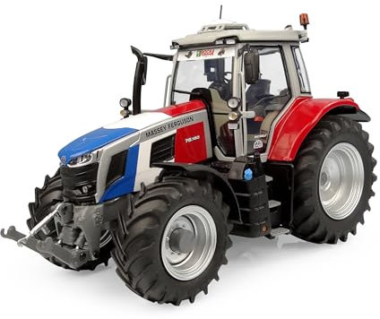 Universal Hobbies Massey Ferguson 7S.180 Blau Weiß Rot