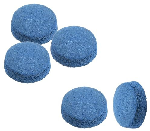 PATIKIL 11mm Dia Pool Cue Tips, 5 Pack Pool Billiard Cue Tips Pool Stick Replacement Tips Pool Stick Tips Snooker Cue Tips, Blue