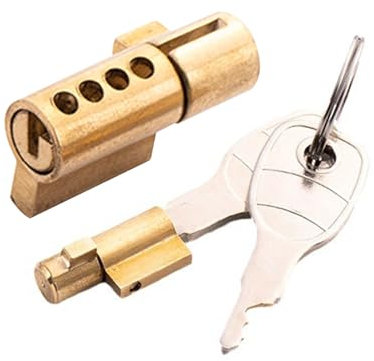 Heavy Duty Trailer Hitch Coupling Lock with 2 Keys, Strong Weatherproof Towing Security Lock, Compatible with Erde, Daxara, Ideal for Tow Bar & Caravan Hitch, Durable Anti-Theft Trailer Coupling Lock