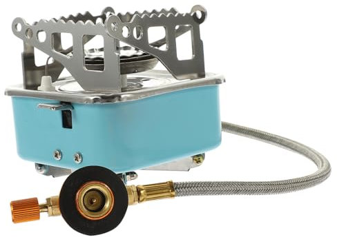 UKCOCO Réchaud à Gaz Extérieur Chalumeau Recharge De Carburant Bec De Gaz Brûleur De Wok Brûleur De Cuisinière Brûleur à Gaz Portatif Brûleur Extérieur Au Allumeur Green Le Fer