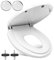 Legpador Toilettendeckel mit Absenkautomatik, Familien WC Sitz, Klodeckel mit Abnehmbarem Kindersitz, Klobrille mit Kindereinsatz, Toilettensitz Kinder, WC Deckel, Toilettenbrille, Toilet Seat Family