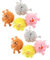 KONTONTY 8-Teiliges Set Fingerpuppe für kinderspielzeug kuscheltieren Finger Puppet Entertainment Creative Toy Soft Toy luftgefülltes haariges Plastik