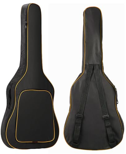 Tasche für Akustikgitarre, Tasche für klassische Gitarre, dicker wasserdichter Oxford-Stoff für klassische Gitarre, dicker Rucksack, wasserdicht, mit Oxford-Saite, Single Attribute, Consulte la