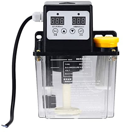Water Pumps, Parts & Accessories 0.5/1/2 Liters 220V Cnc Electromagnetic Lubrication Pump 0.5/1/2 Liters Lubricant Pump(Capacity 2L,With pressure gauge)