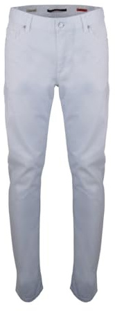 ALBERTO Regular Slim Fit Pipe Jeans T400 Light Denim weiß Größe W32 L30