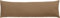 Erwin Müller Seitenschläferkissenbezug Single-Jersey Murnau - braun Größe 40x140 - bügelfrei, strapazierstark, elastisch, mit Reißverschluss