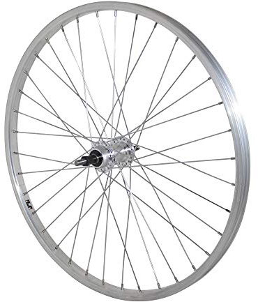ROUE VTT 24 ARRIERE ALU MOY ALU AXE PLEIN RL 7-6V. (VENDU SANS ECROU 10X100)