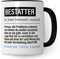 Pagma Druck Tasse Bestatter, Bestatter Geschenk, Spruch Bestattung Kaffeebecher Bestattungsinstitut Geschenkidee, Kaffeetasse Totengräber Beruf Teetasse Abteilung Becher