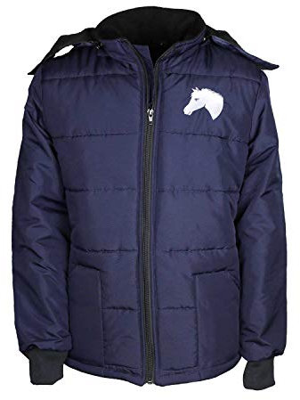 MS-Trachten Kinder Winter Reitjacke Mia dunkelblau warm gefüttert (146/152)