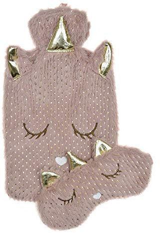 Home Flair Hot Water Bottle | 2L Large Pink Hot Water Bottle with Faux Fur Cover | Warmies Thermal | Hand & Foot Warmer