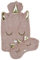 Home Flair Hot Water Bottle | 2L Large Pink Hot Water Bottle with Faux Fur Cover | Warmies Thermal | Hand & Foot Warmer