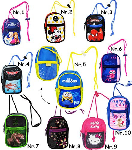 alles-meine.de GmbH Geldbörse/Brustbeutel/Handytasche - Planes - Flugzeug Dusty - Geldbeutel - Geld Handy Geldtasche - Portemonnaie für Kinder - Jungen - für Buskarte - H..