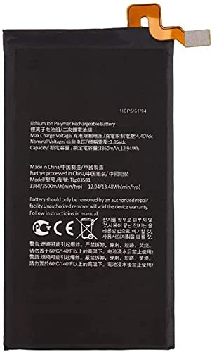 WXKJSHOP 3.85V 3500mAh Ersatz Akku kompatibel mit BlackBerry KEY2 BBF100 TLP035B1 1ICP5/51/94