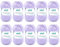 Gründl Wolle Cotton Fun - Wolle zum Häkeln - Strickgarn - Häkelgarn - Pflegeleicht und hautfreundlich - 100 % Baumwolle - 10 Knäuel 50 g / 115 m - Nadelstärke 3 - 4 - Violett