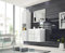 PIASKI - MONT000 Montreal, Set di mobili da bagno piccolo, lavabo incluso, colori assortiti (Bianco lucido)