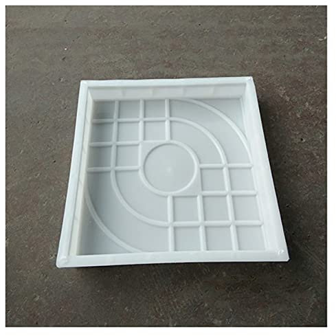 Moule pour Dalles en Beton DIY Square Jardin Chemin de Jardin Béton en Plastique Brique Moule Pavage Propylène Pavé Passerelle 27x27x4CM Accessoires de bâtiments de Jardin