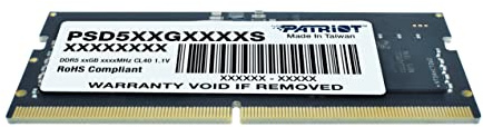 Patriot Signature Line DDR5 8GB (1 x 8GB) 5600MHz SODIMM Single - PSD58G560041S