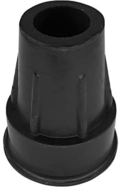 cyclingcolors krücken gummi 18mm schwarz mit Metallverstärkung pads gehstöcke unterarmgehstützen stockspitze für wanderstöcke Rund Rohrkappen Endkappen Kappen Rundrohr