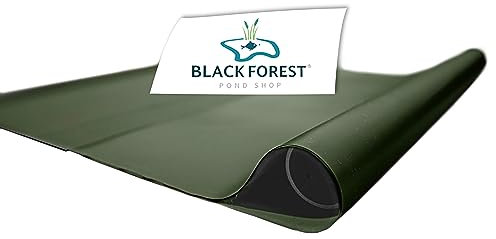 Black Forest Pond Shop Teichfolie olivgrün 6 x 10 m - Made in Germany - Teichfolie 1mm -Premium DIY PVC grün 1mm, Teichfolie 6x10m