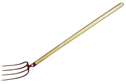 Pluvia giardino forca m-legno lungo 4 denti 101l