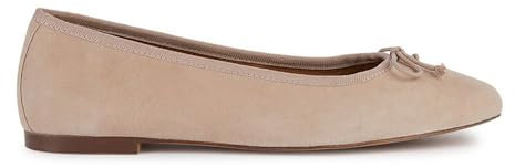 Geox D Marsilea A, Balletto Piatto Donna, Beige, 37 EU